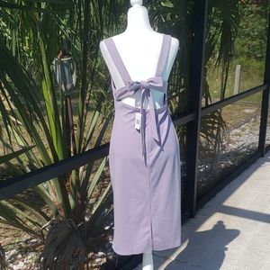The Vanity Room Lilac Crepe sheath dress NWT